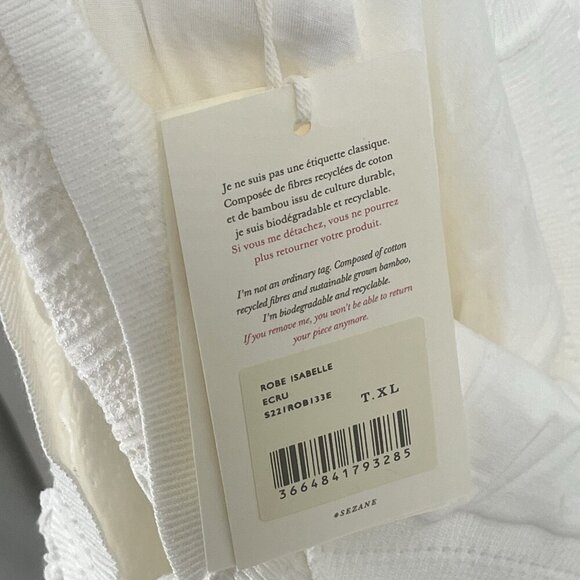 La Maille Sezane Isabelle Maxi Dress Sz XL NWT - Picture 7 of 9